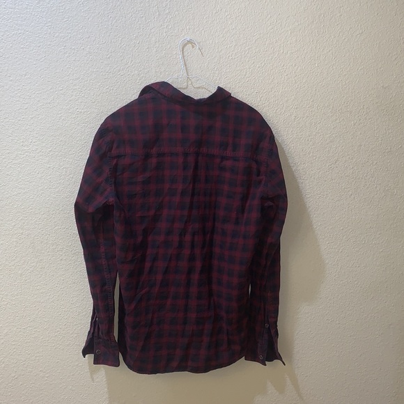 Red and Black Plaid Flannel - Picture 2 of 4